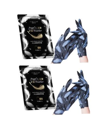 Healeved 2 Pairs Gloves Exfoliating Mask Hand Foot Cream
