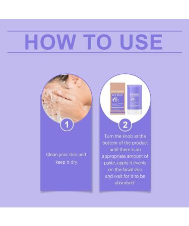  G n rique Sunscreen Stick Face Body Sun Protection Bar Spf50+ Lightweight Non-Greasy Moisturizer Invisible Sunblock for Girls Women Daily Summer & Makeup Use - Buy Online on GoSupps.com