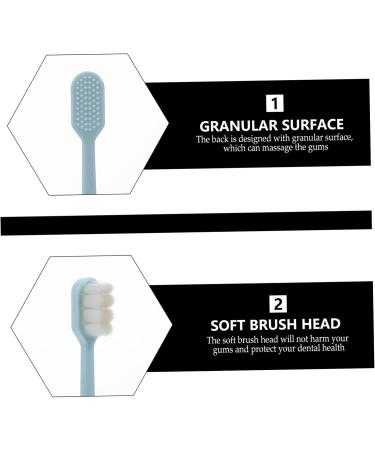 4-Piece Soft Toothbrush Set for Kids | Manual Massage Devices | Silk Soft Fur & ABS Handle | Travel-Friendly Children's Oral Care - Buy Online on GoSupps.com
