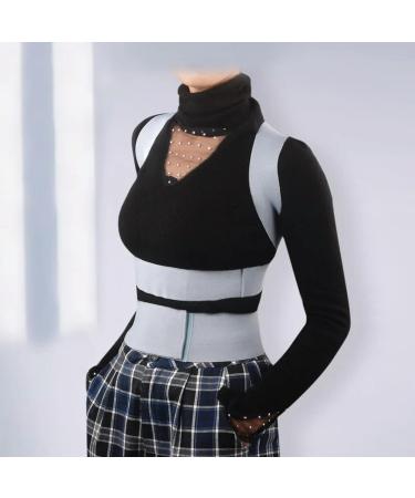Upper Back Adjustable Posture Corrector Posture Clavicle Support Corrector Invisible Comfortable Back Straight Shoulders Brace Gray S - Buy Online on GoSupps.com