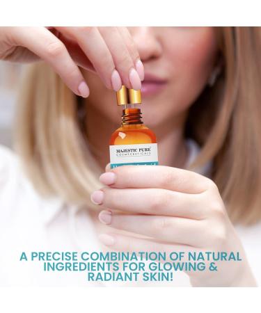 Majestic Pure Hyaluronic Acid Serum with Vegan Collagen, Aloe Vera, Green Tea & Vitamin A - Anti-Aging Facial Serum for Acne, Spots, and Fine Lines - 1 fl oz - Buy Online on GoSupps.com