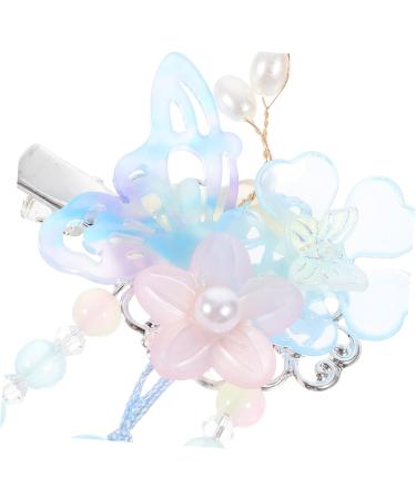 FRCOLOR 1 Pair Butterfly Hair Clip Tassel Hair Clips Hair Accessories for Women Hair Barrettes for Women Flower Hair Clip Hair Clips for Teen Girl Hair Pin Nylon Pearl Tassel Pendant Child - Buy Online on GoSupps.com