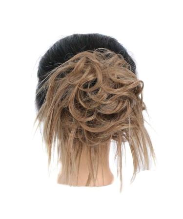 Messy Bun Hair Piece for Women Synthetic Tousled Updo Messy Bun Hair Pieces Hair Scrunchies Extensions with Elastic Band Ponytails Hair Extensions for Women Fake Hair Accessories for Women Girls 12H24