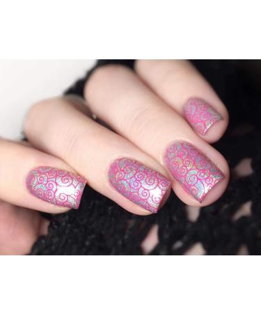 Alexnailart Christmas Nail Art Stamping Plate - Floral & Geometric Designs | Premium Nail Art Tools (GE003) - Buy Online on GoSupps.com