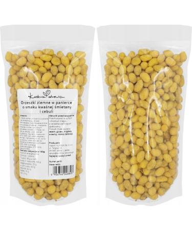  Kuchnia Zdrowia Cream & Onion Flavour Coated Peanuts Crispy Savory Snack (250g) | KUCHNIA ZDROWIA - Buy Online on GoSupps.com