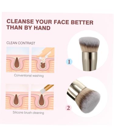 Didiseaon liquid foundation foundation stick make up cosmetic Miss makeup brush Makeup Brush Tool Cosmetic Blending Brush supplies wooden handle bevel paint tool - Buy Online on GoSupps.com