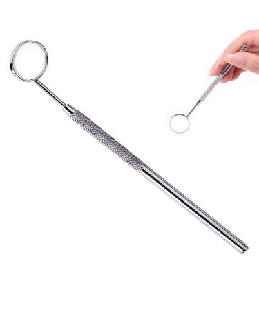 YNR Oral Dentistry Dental Oral Hygiene Mouth Mirror Stainless Steel Handle Dentist Tool for Teeth Cleaning Inspection Daily Use Oral Care