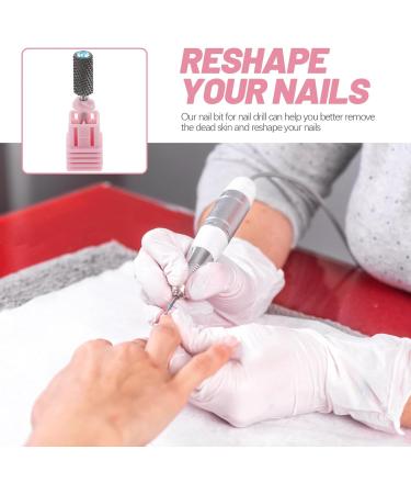 minkissy Nail Bits Safety Bits for Nail Drill Cuticle Drill Bits for Nails Grinding Nail Drill Bit Manicure Nail Drill Bits Manicure Nail Bit Tungsten Steel Nail Clippers Acrylic - Buy Online on GoSupps.com