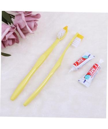 Tovinanna 20 STK Hotel Toothbrush & Toothpaste Kit | Soft Bristle Mini Travel Dental Hygiene Set - Buy Online on GoSupps.com
