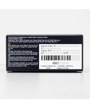 Buy RoizeFar Edible Glitter Set - 2 Colors Tasteless Powder for Cakes & Drinks | Perfect for Easter Christmas Oktoberfest Parties | 10g Gold & Silver - Buy Online on GoSupps.com