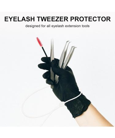 minkissy Lash Tweezer Holder Protector Silicone Wristband Tweezer Delighter Lash Extension Supplies White - Buy Online on GoSupps.com