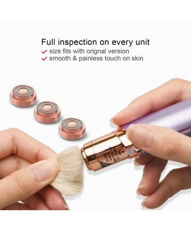 Tuokiy Facial Hair Remover Replacement Heads - 6 Count | Fits Flawless Finishing Touch Tool | As Seen On TV - Buy Online on GoSupps.com