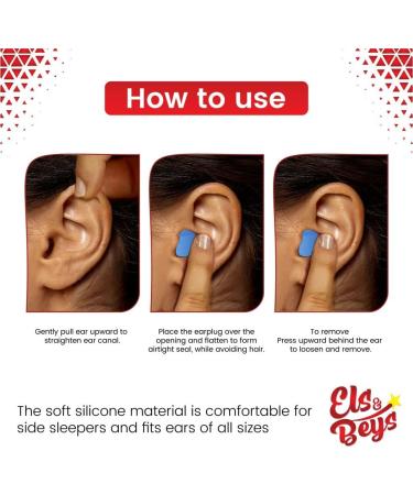 8 Pairs Reusable Silicone Ear Plugs - Noise Cancelling for Sleeping Snoring Travel Concerts & Studying - International Shipping Available - Buy Online on GoSupps.com