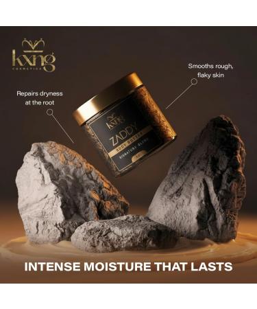 KXNG Cosmetics Organic Shea Body Butter Cream Bundle 2 4oz (Zaddy & Good Wood) | Mens Body Butter for Black Men & Women with Shea Cocoa Mango & Coconut Oil | Deep Moisturizing Cream for Dry Skin - Buy Online on GoSupps.com