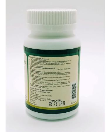 Ayur365 Amla Veg Capsules for Heartburn Indigestion Hyperacidity and Dyspepsia 60 ct. - Buy Online on GoSupps.com