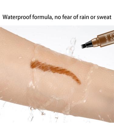 LnYozg Magic Eyebrow Pencil 2024 Upgrade Waterproof Microblading Eyebrow Pencil Contour Pen Creates Natural Looking Eyebrow Makeup Effortlessly (Dark Brown) - Buy Online on GoSupps.com
