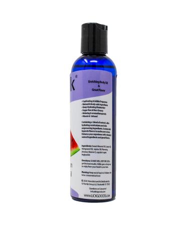 LICK Watermelon Scented Body Oil - Vitamin E Hydrating After Shower Oil for All Skin Types Antioxidant Protection & Aromatherapy - Buy Online on GoSupps.com