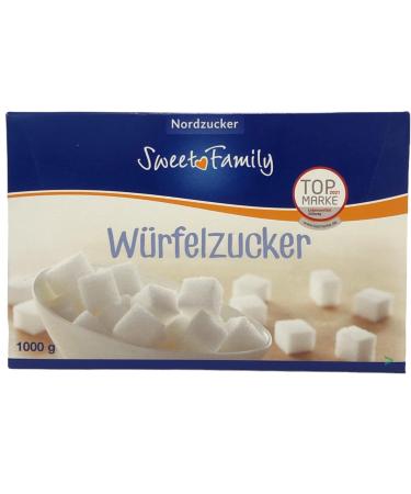 Nordzucker Sweet Family Sugar Cubes 6-Pack (6x1kg) + Usy Block - Premium International Shipping - Buy Online on GoSupps.com