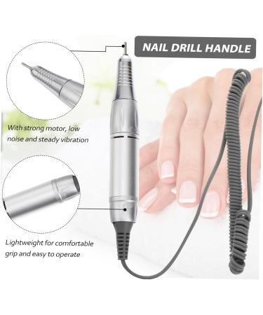 FRCOLOR handle pedicure polishing shape tools white polisher manicure electric electrical nail art pen electric nail drill pen accessories manicure Nail Polisher Handpiece Armor remover medium White - Buy Online on GoSupps.com