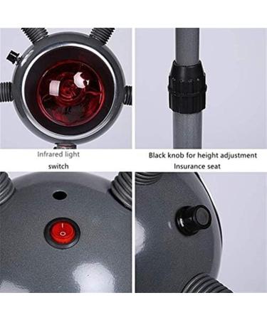 Hair Color 5 Head Infrared Lamp | Red Light Therapy Hair Dryer & Color Processor with Flexible Arms - Buy Online on GoSupps.com