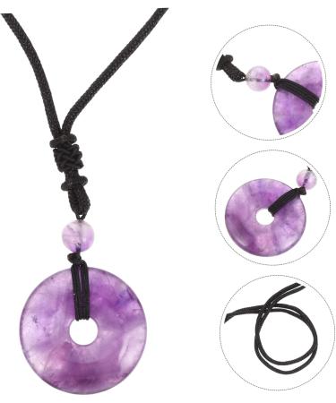 Beaupretty 3-Stone Crystal Healing Necklace with Safety Buckle - Delicate Couple's Accessory for Parties | International Shipping - Buy Online on GoSupps.com