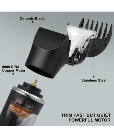 Body Hair Trimmer for Men - Electric Groin & Ball Trimmer with USB-C Rechargeable Dual Blade Detachable Head Wet & Dry Use - Buy Online on GoSupps.com