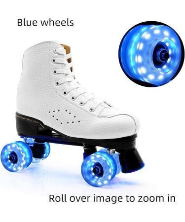 Nezylaf 4 Pack Light up Roller Skate Wheels 32x58mm 78A with Bearings - Indoor/Outdoor Skating & Skateboard Accessories - Buy Online on GoSupps.com