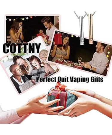 Breathlace Necklace Quit Smoking Breathlace Quit Smoking Breathing Necklace for Anxiety Relief Anxiety Stress Panic Attack Meditation Tools Necklace (Silver+ Rose Gold) - Buy Online on GoSupps.com