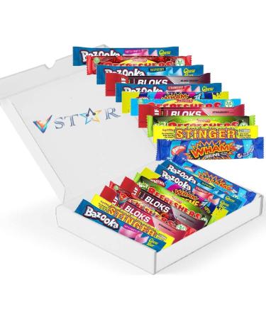 10 x Amazing Flavours Random Chew Bar Sweet Selection Box - Buy Online on GoSupps.com