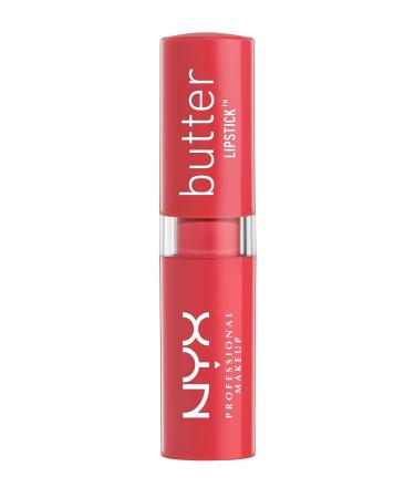 NYX Butter Lipstick BLS12 Little Susie - Deep Pink with Yellow Undertone 0.16 oz - Buy Online on GoSupps.com