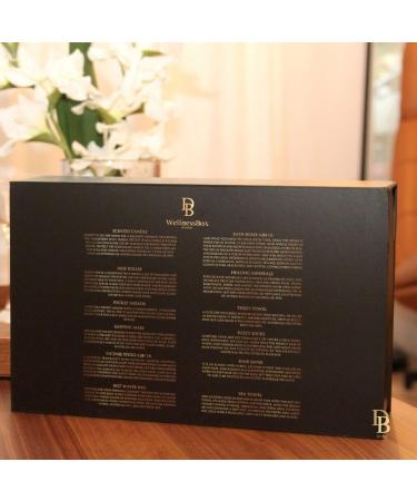 Wellness Box - 12pc Self Care Spa Gift Basket for Women | Perfect Gift for Birthdays Best Friends & Get Well Soon | Luxurious Candles Jade Roller Bath Bombs & More - Buy Online on GoSupps.com