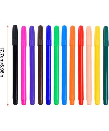 12/24 Pcs Edible Food Pens - Cuisine Coloring Pen Refreshments Color Markers | Cuisine Grade Icing Pens Food Refreshments Gourmet Writers Cake Coloring Markers for Stencils Stamping 6.96 Inches 12 PCS - Buy Online on GoSupps.com
