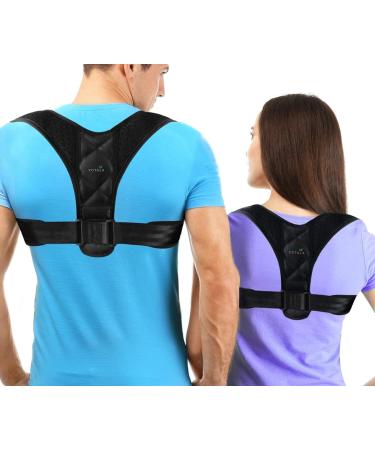 Posture Corrector for Women & Men | Adjustable Back Straightener for Neck Back & Shoulder Pain Relief | Breathable Support - Buy Online on GoSupps.com
