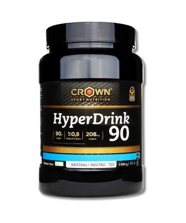 Crown Sport Nutrition Crown Sport Nutrition HyperDrink 90 Drink with 90 g of carbohydrates in 500 ml and a plus of sodium. With Maltodextrin and Fructose in ratio 1:0.8 and sea salt (Pot with 16 intakes)