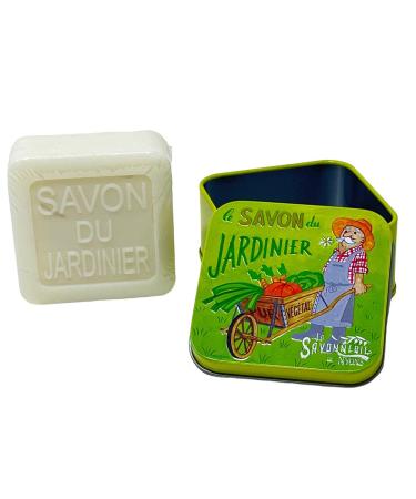 La Savonnerie de Nyons Gardener Soap in Metal Tin 100 g by La Savonnerie de Nyons