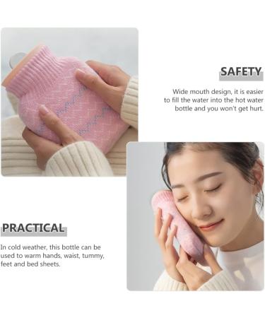 Buy Handwarmer Heat Pack Set - Thermal Bottle & Mini Heating Pillow | Explosion-Protected Silicone Heat Packs for Kids - Pink - Buy Online on GoSupps.com
