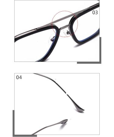 Buy Anti Glare Oversized Blue Light Blocking Aviator Reading Glasses +300 - HD Flat Light Mirror for Ultimate Eye Comfort | International Shipping Available - Buy Online on GoSupps.com