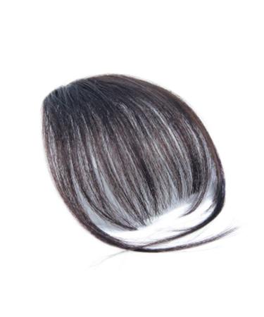 Frcolor Clip-in Bangs Hair Extension Hairpiece for Daily Cosplay (Natural Color)