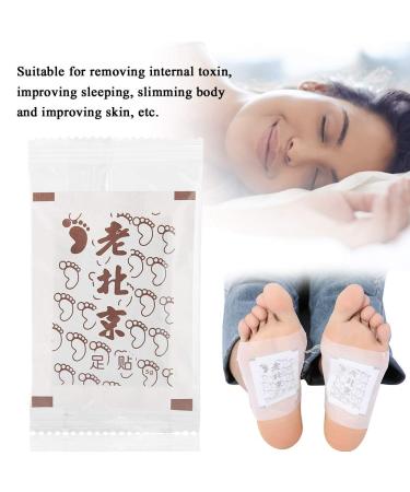 Detox Pavement Foot Stickers - 50 Organic Bamboo Vinegar Pads for Pain Relief & Healthy Feet Care - Buy Online on GoSupps.com