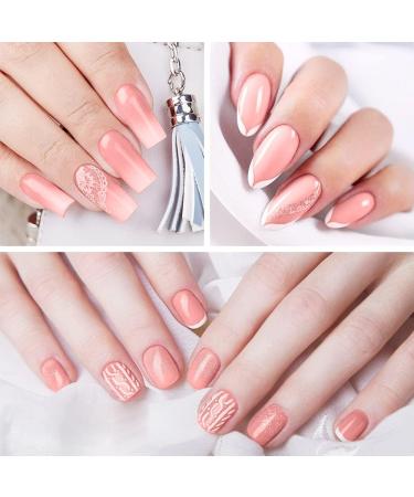 ASENTER Builder Gels 15ML in a Bottle cover Nude Pink Rubber Gel Nails Extension Gel Base Gel Nail Strengthener Hard Gel UV/LED Gel Nail Polish Gel for Broken Nails Repair - Buy Online on GoSupps.com