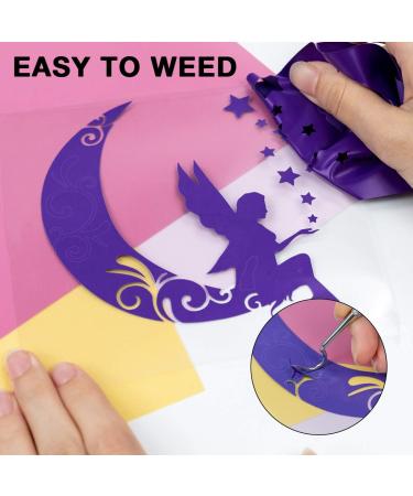 HTVRONT 12 Pack Heat Transfer Vinyl Bundle - 12x5' Rolls for Cricut & Cameo, Easy to Cut & Weed Iron-On HTV Vinyl - Buy Online on GoSupps.com