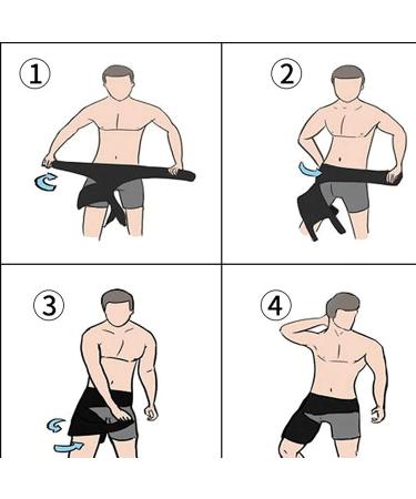 Camidy Hip Brace & Thigh Compression Sleeve - Support for Groin Injury & Sacroiliac Joint - Men & Women - Buy Online on GoSupps.com