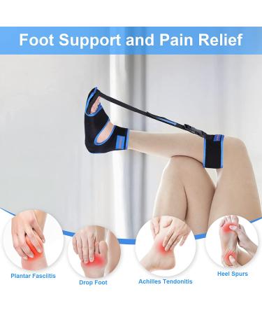 Adjustable Plantar Fasciitis Night Splint - Foot Brace for Pain Relief - Men & Women - Large - Buy Online on GoSupps.com