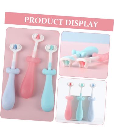 Healvian Kids Toothbrush Set - 3 Soft Decorative Baby Toothbrushes for Children & Toddlers - Buy Online on GoSupps.com