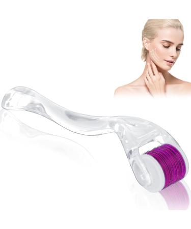 LOPHE Derma Roller 0.5mm Microneedle Derma Roller for Men and Women Professional Microneedling Derma Needling Micro Needle Roller Facial Wrinkles Hair Loss Stretch Marks Hair Regrowth Pink head + transparent handle - Buy Online on GoSupps.com