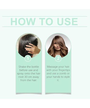 Hair Leave-In Volumizing Styling Spray-Moutew Hair Spray 120 Ml High Cranial Fluffing Spray Leave-In Volumizing Spray Curly Hair Women Volumizing Dry Shampoo Spray Long-Lasting Volume Boost (2 Pack) - Buy Online on GoSupps.com