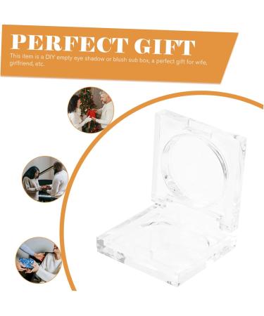 VALICLUD 12 Pcs Blush Box Eyeshadow Box Travel Cosmetic Case Blush Holding Plate Empty Eyeshadow Case Square - Buy Online on GoSupps.com