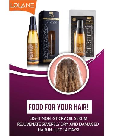 Lolane Pixxel Optimum Care Rejuvenating Oil Serum 127ml - Argan Abyssinian Chufa Sedge Moringa & Sunflower Oils for Dry Damaged Hair - International Shipping - Buy Online on GoSupps.com