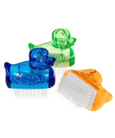 Buy SIDCO Nail Brush Set - 3 Duckling Hand Washing Brushes for Effective Cleaning - International Shipping Available - Buy Online on GoSupps.com