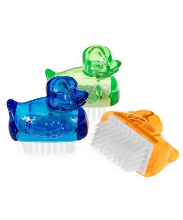 SIDCO Nail Brush Set - 6 Duck Hand Washing Brushes for Effective Hand Care | Durable & Easy to Use - Buy Online on GoSupps.com